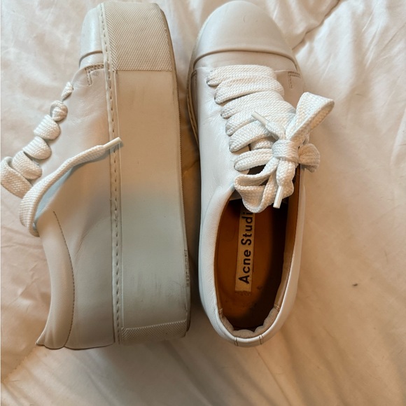 Acne Studios leather platform sneakers (size 39) - Picture 4 of 4